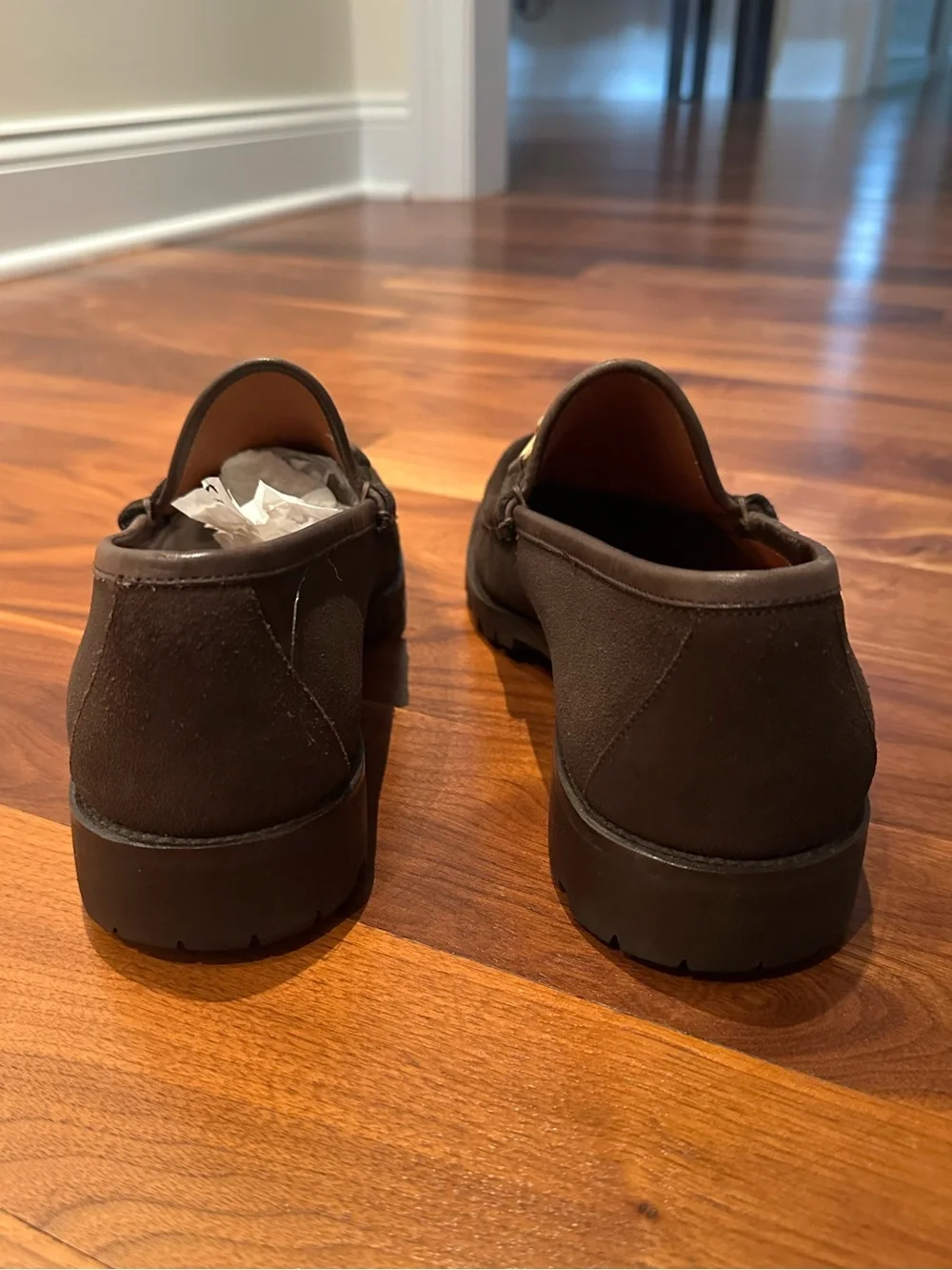 Gucci Men’s Horsebit Suede Loafer